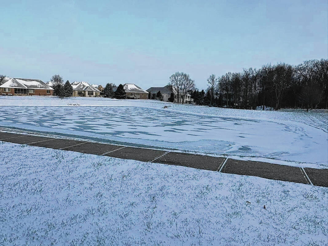 Town of Chesterton - DNR warns folks to beware of thin ice Frozen