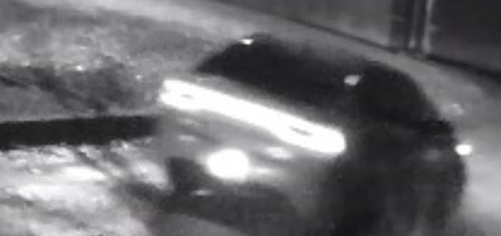 Submitted photo. Franklin police are seeking information about this vehicle which was seen on multiple surveillance cameras in the area of the shooting Saturday night. 