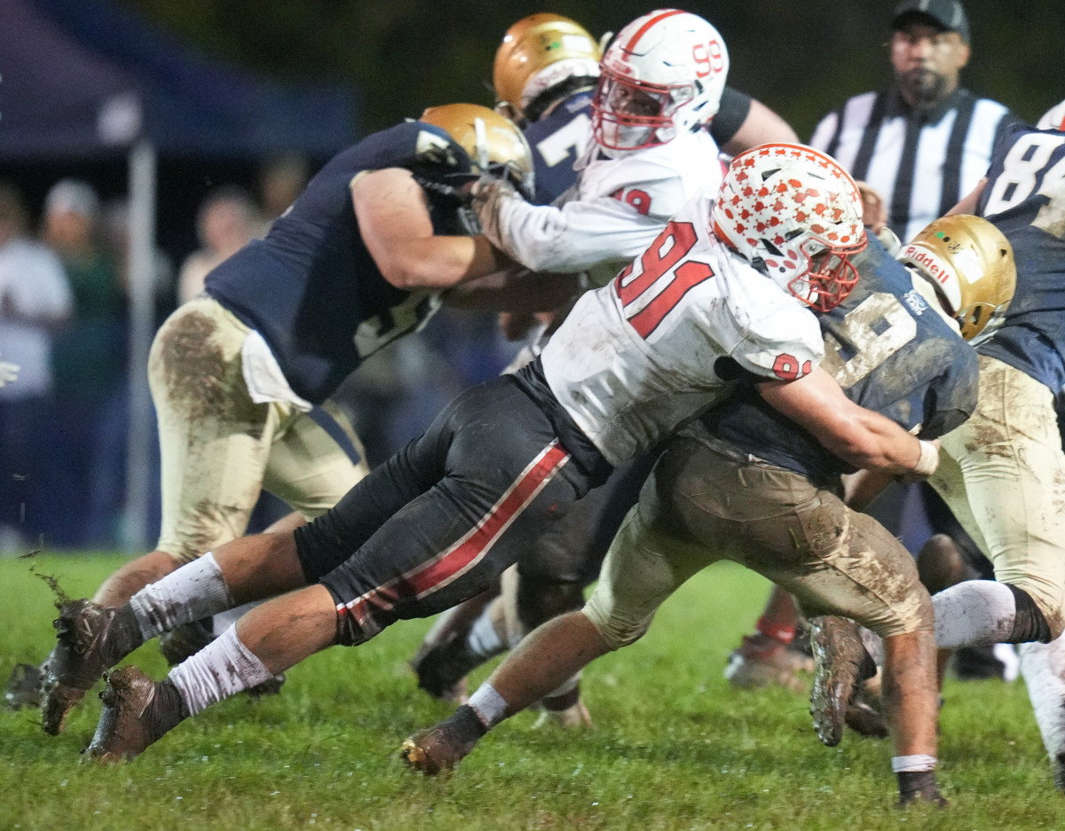 Center Grove Football Gets Past Cathedral - Daily Journal