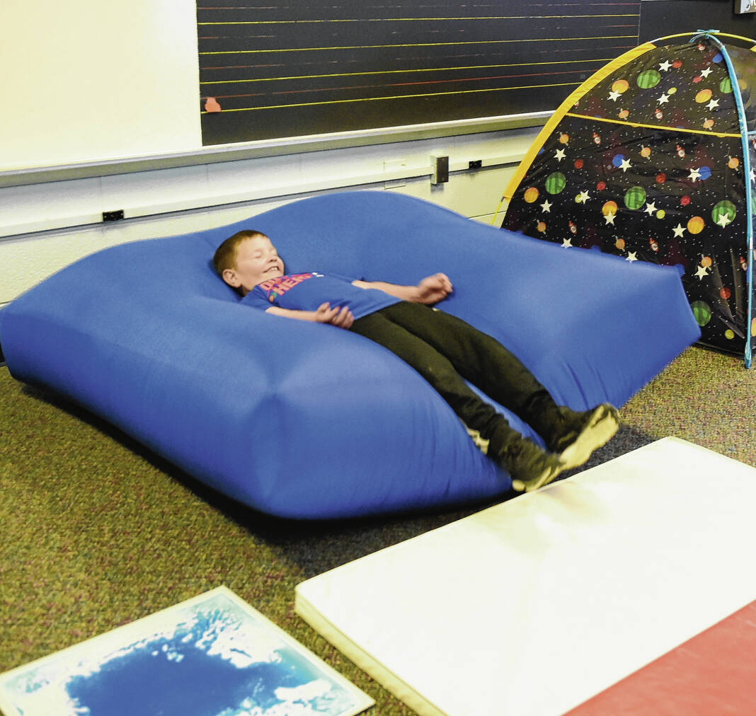 Webb Elementary adds sensory room with help from church - Daily Journal