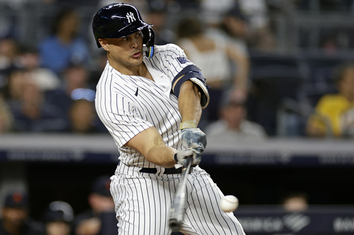 New York Yankees Giancarlo Stanton hits two home runs in win over