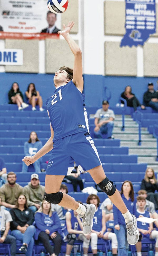 Newton flourishes in leadership role for Franklin boys volleyball