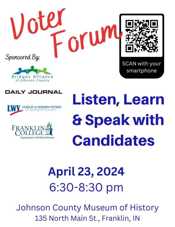 Listen, learn, speak with Johnson County candidates Tuesday