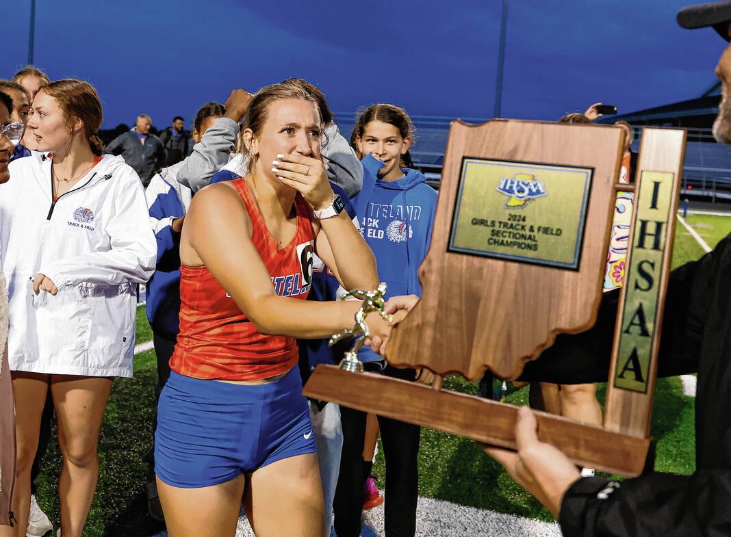 Whiteland Girls Take First in Historic Track and Field Sectional Win