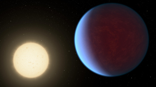 A scorching, rocky planet twice Earth’s size has a thick atmosphere, scientists say
